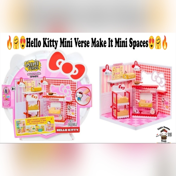 Hello Kitty Other - Hello Kitty Mini Verse Make It Mini Spaces Playset